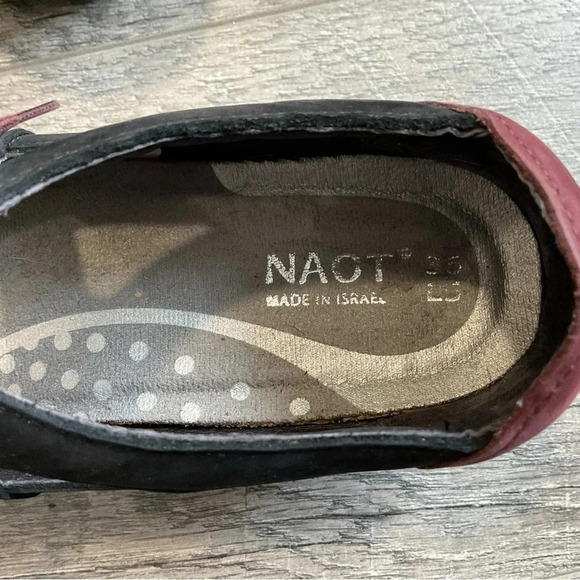 Naot Alisio Colorblock Suede Lace Up Loafer Size 36 - Picture 8 of 10